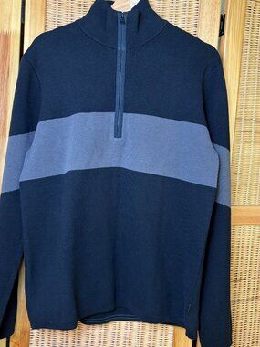 New with Tags! Banana Republic Men's half-zip 100% cotton sweater size M